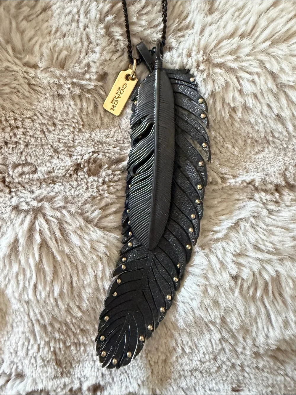 Coach long necklace
